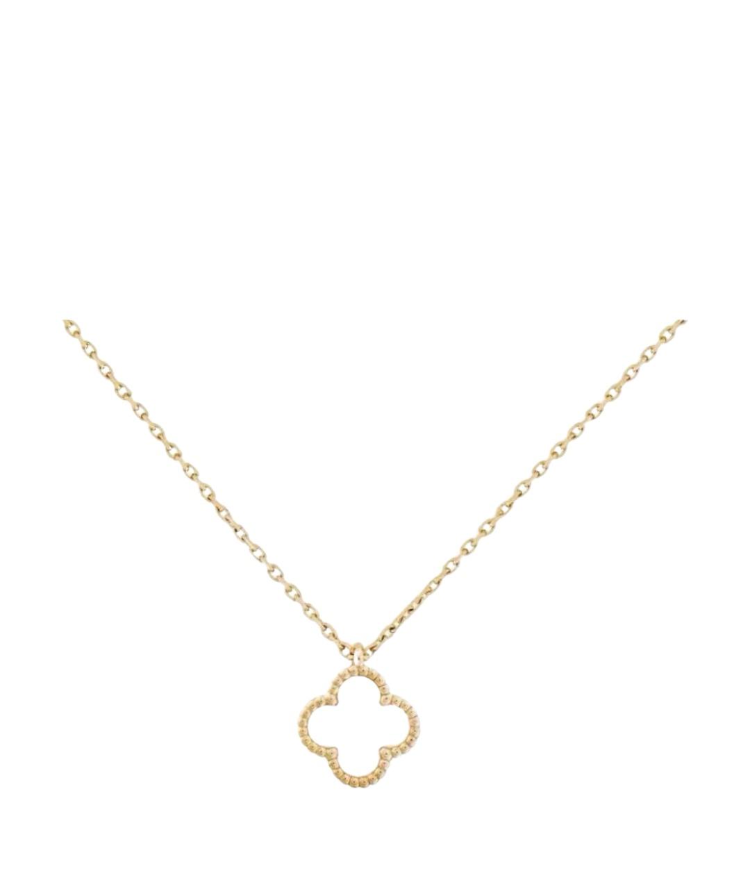 VAN CLEEF & ARPELS Белое колье из желтого золота, фото 1