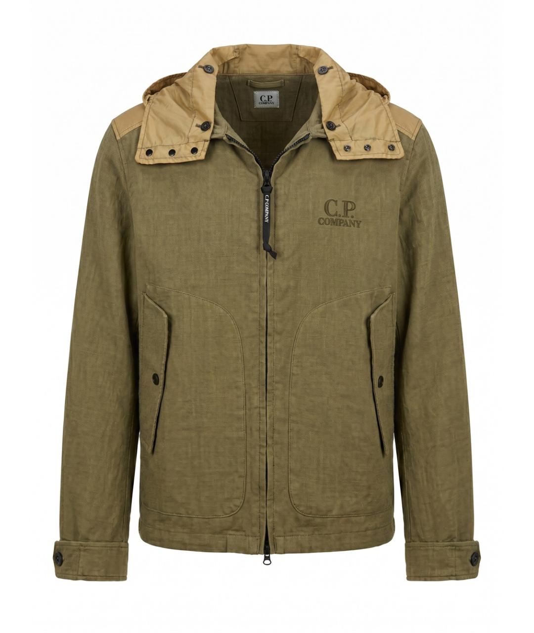 CP COMPANY Хаки полиамидовая куртка, фото 1