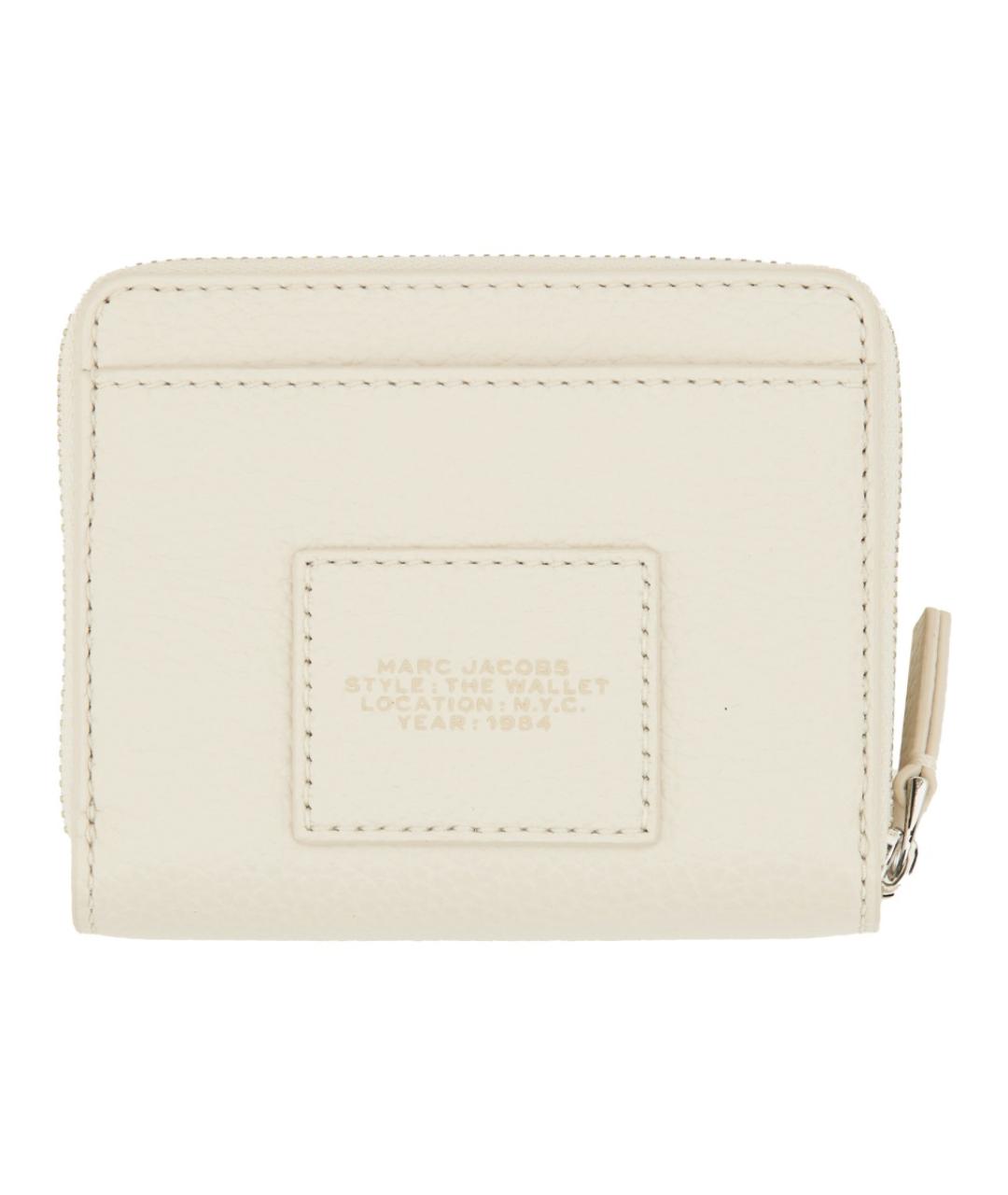 MARC JACOBS Белый кожаный кошелек, фото 2