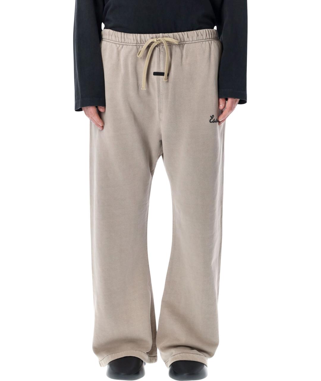 FEAR OF GOD ESSENTIALS Серые хлопковые повседневные брюки, фото 1