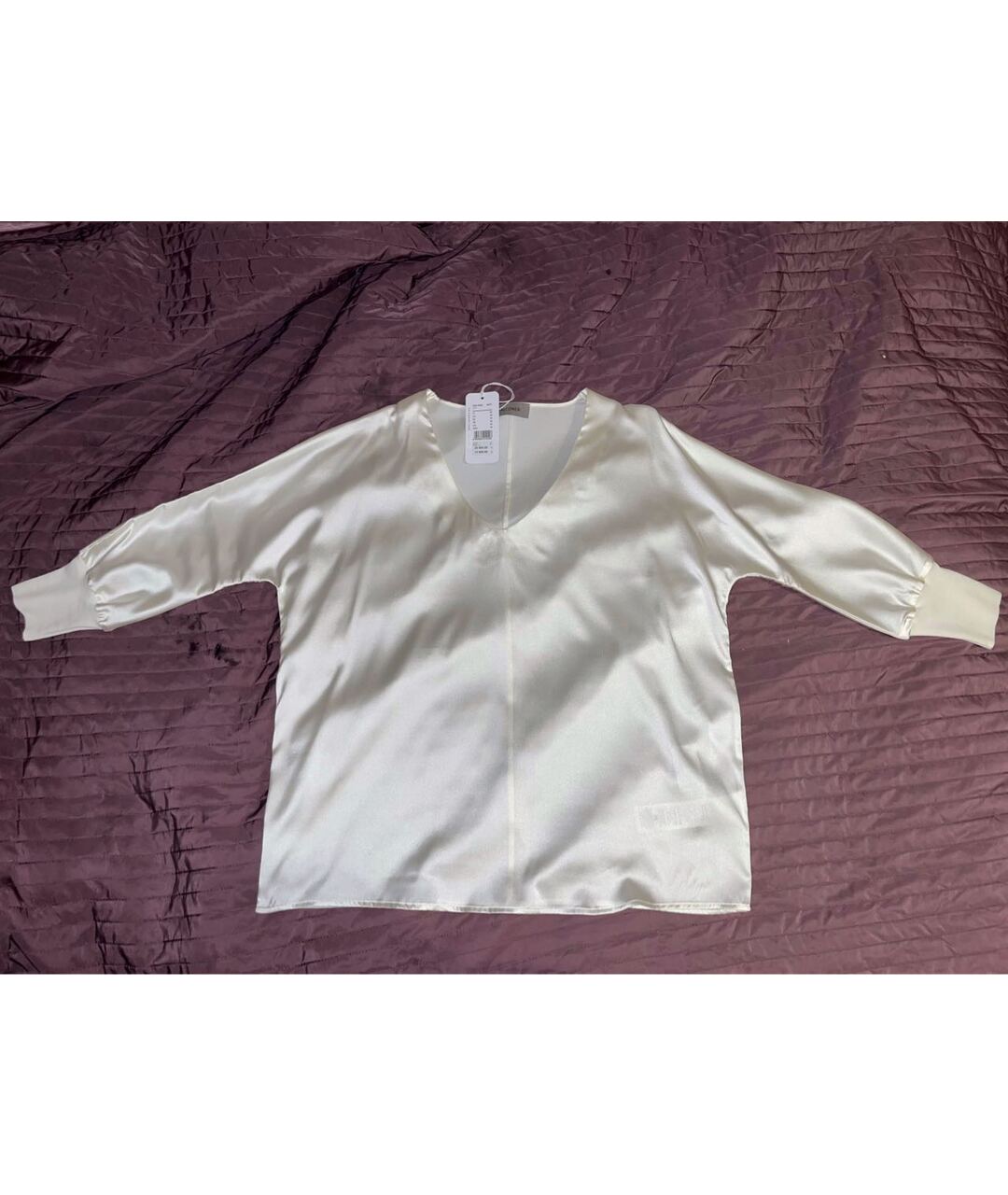 Falconeri Белая шелковая рубашка, фото 2