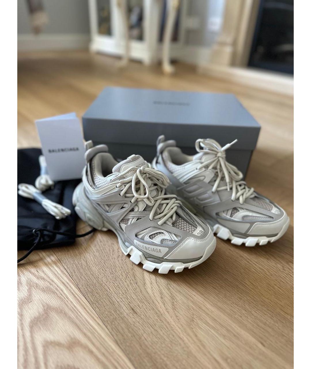 BALENCIAGA Бежевые кроссовки, фото 4