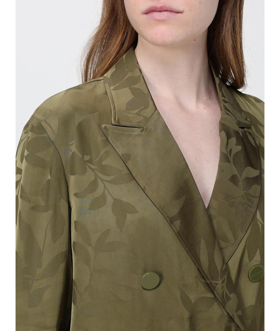 ARMANI EXCHANGE Хаки вискозная куртка, фото 3