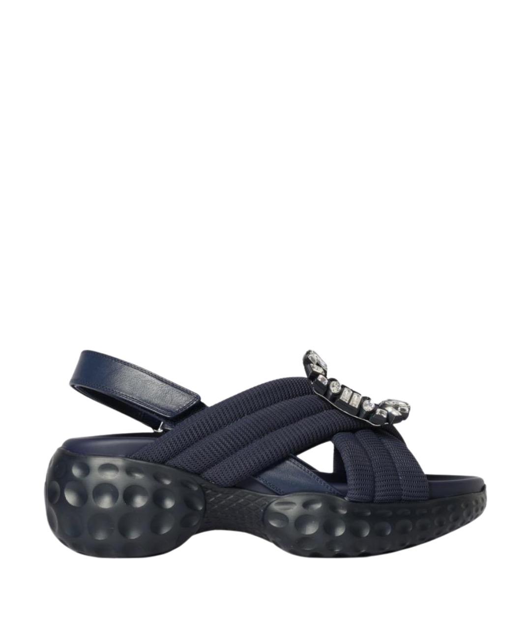 ROGER VIVIER Синие сандалии, фото 1