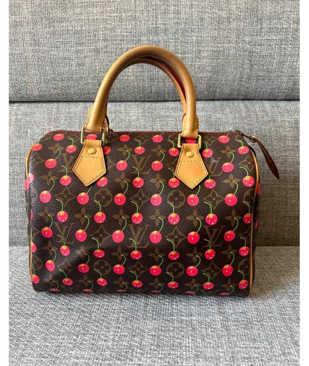 LOUIS VUITTON Коричневая сумка с короткими ручками, фото 2