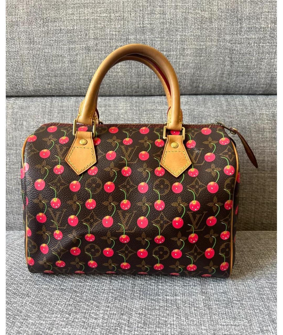 LOUIS VUITTON Коричневая сумка с короткими ручками, фото 6