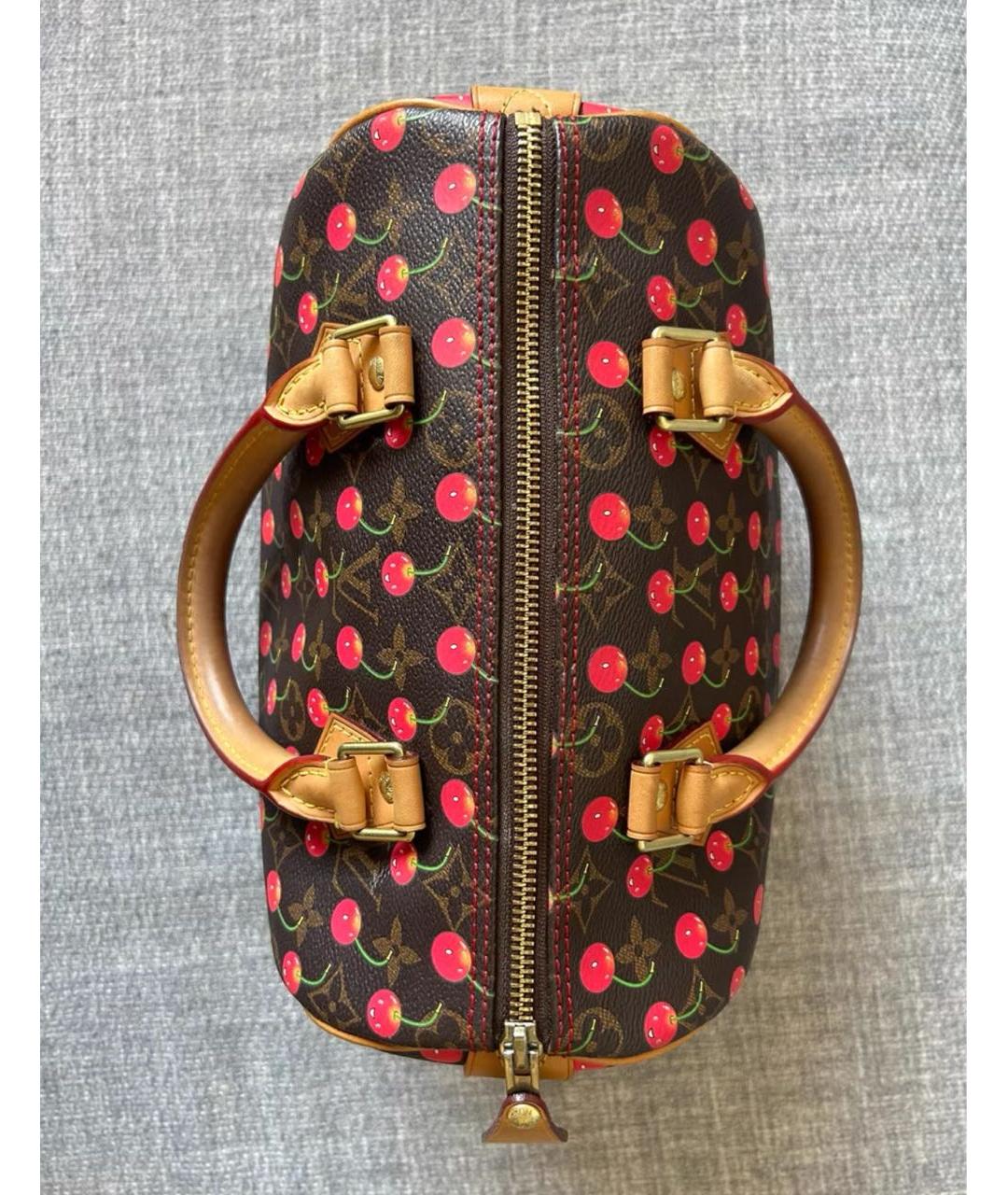 LOUIS VUITTON Коричневая сумка с короткими ручками, фото 5
