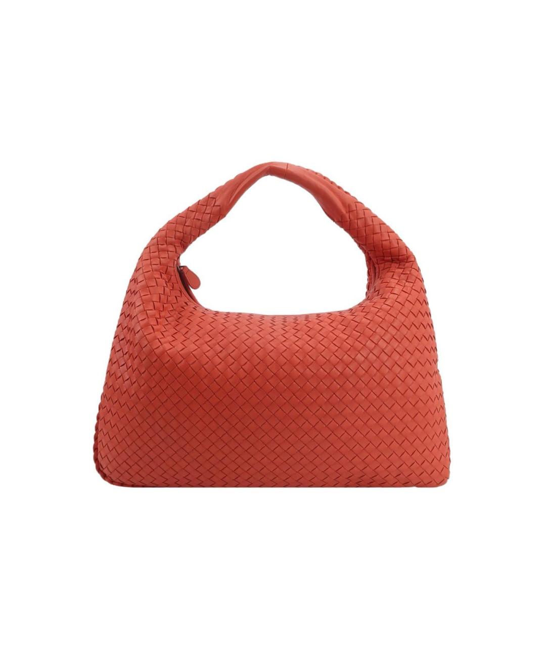 BOTTEGA VENETA Красная кожаная сумка через плечо, фото 9
