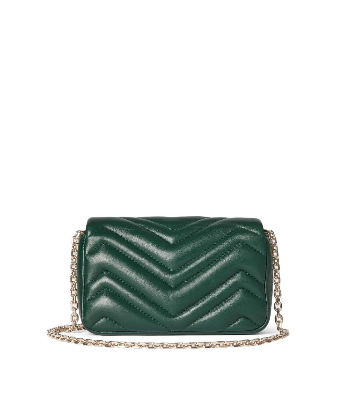 GUCCI Зеленая кожаная сумка через плечо, фото 3
