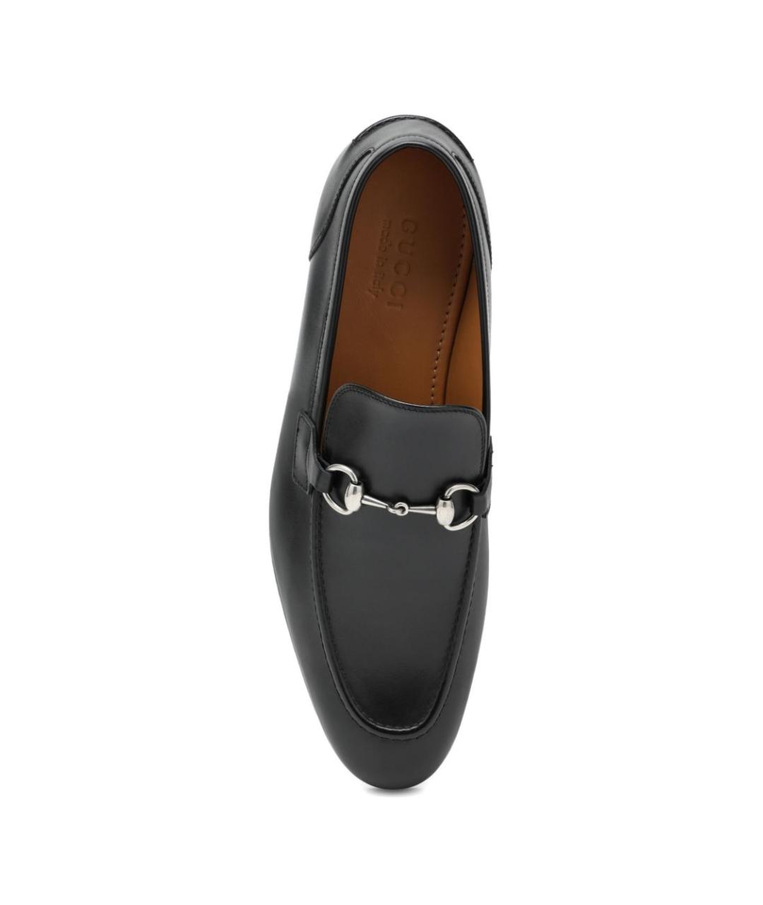 GUCCI Черные кожаные лоферы, фото 2