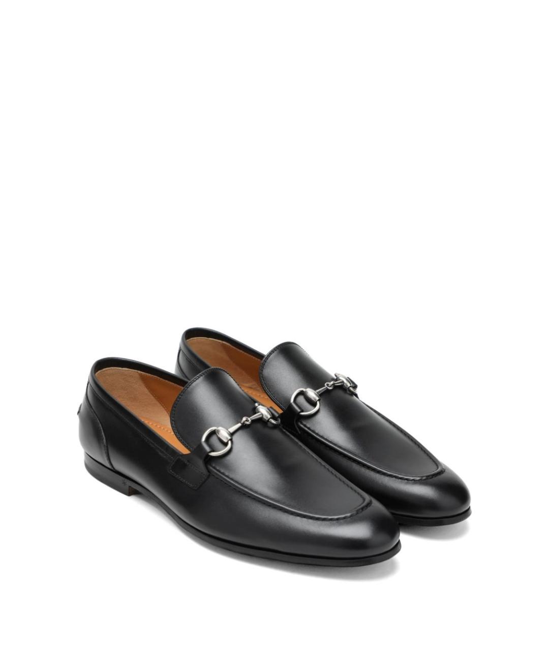 GUCCI Черные кожаные лоферы, фото 3