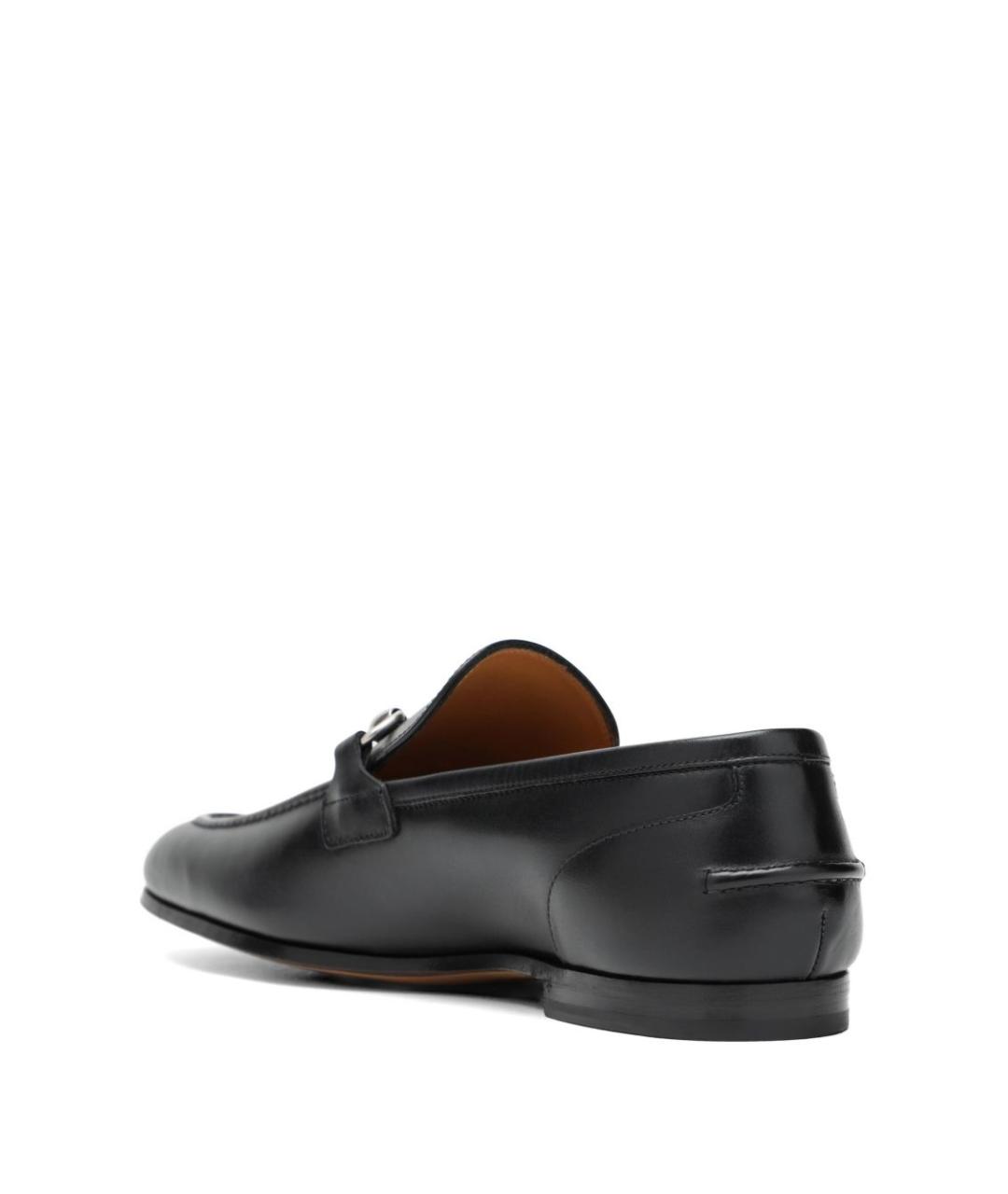 GUCCI Черные кожаные лоферы, фото 5