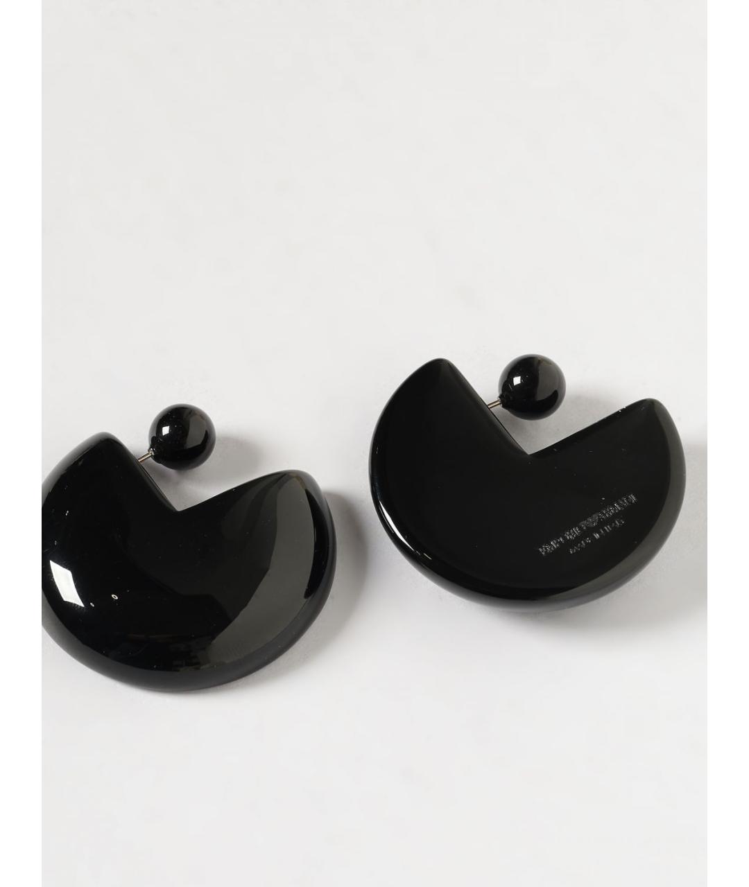 EMPORIO ARMANI Черные серьги, фото 2