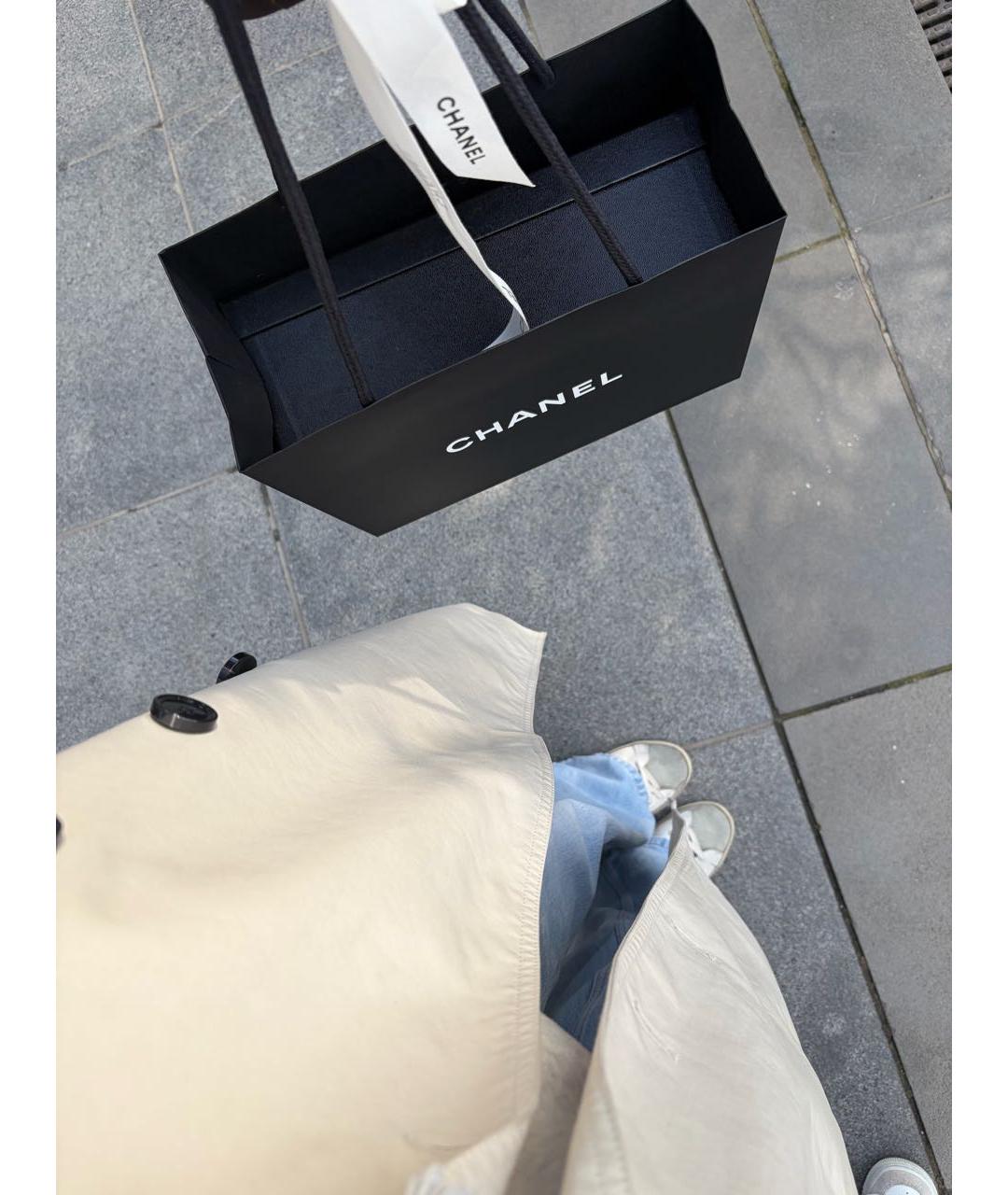 CHANEL Черные текстильные балетки, фото 7
