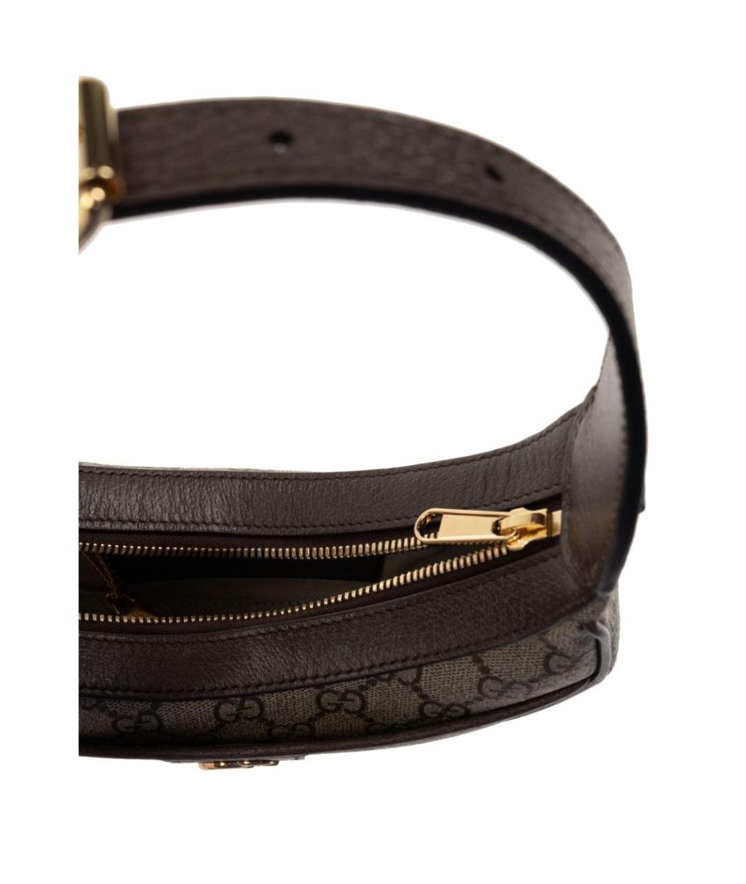GUCCI Коричневая сумка с короткими ручками, фото 5