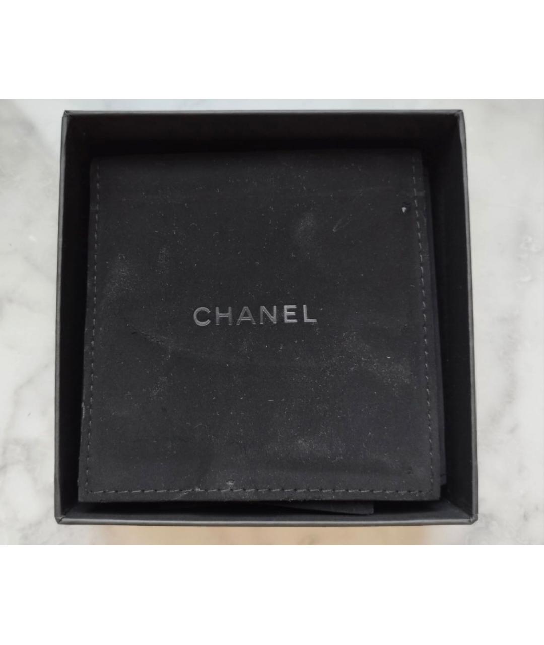 CHANEL Черный латунный браслет, фото 5