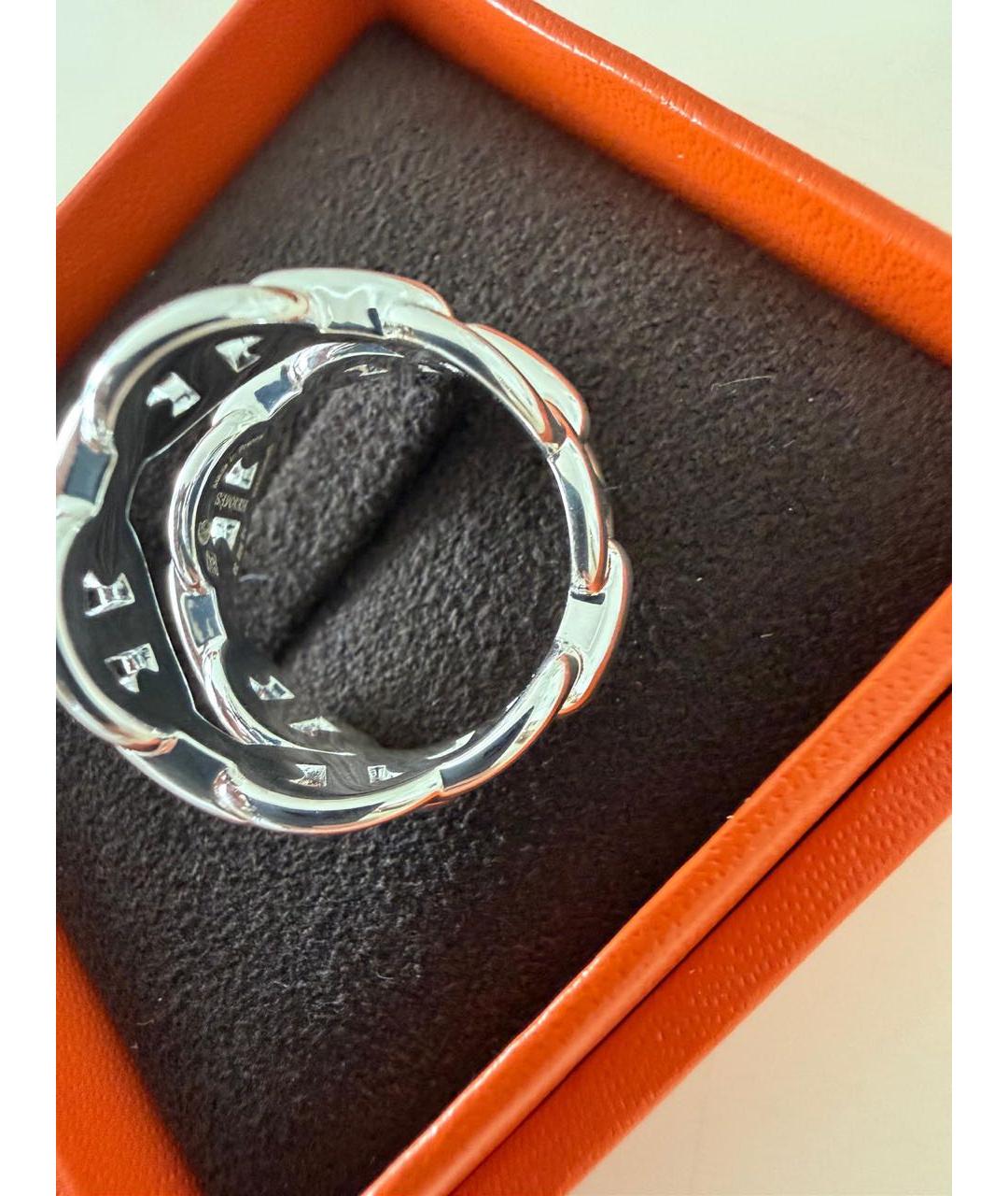 HERMES Серебряное серебряное кольцо, фото 5