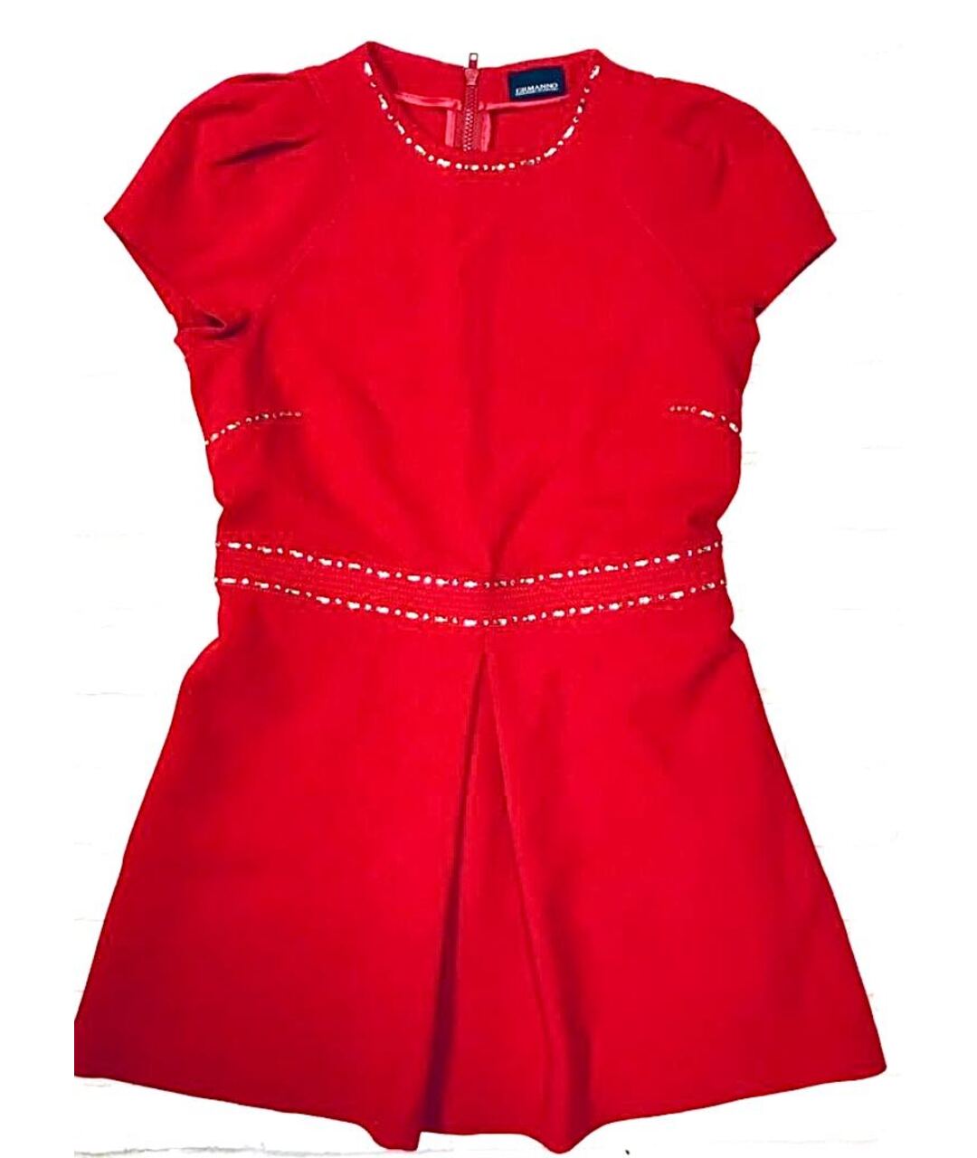 ERMANNO ERMANNO Красное шерстяное платье, фото 9