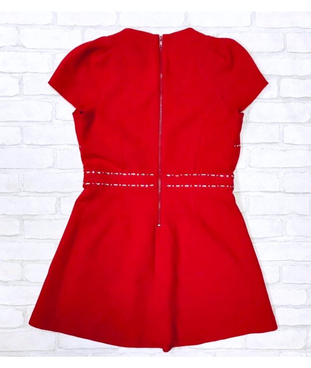 ERMANNO ERMANNO Красное шерстяное платье, фото 2