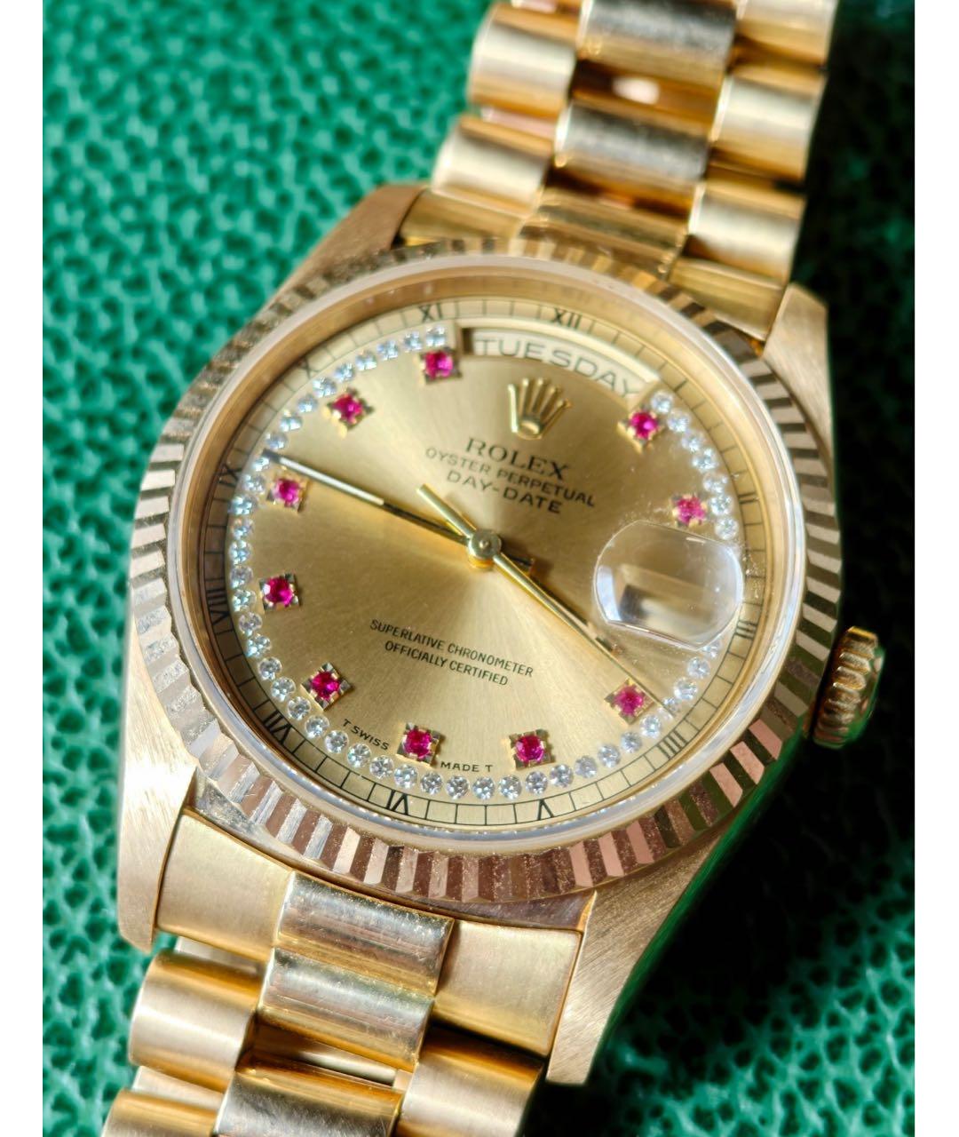 ROLEX Золотые часы из желтого золота, фото 3
