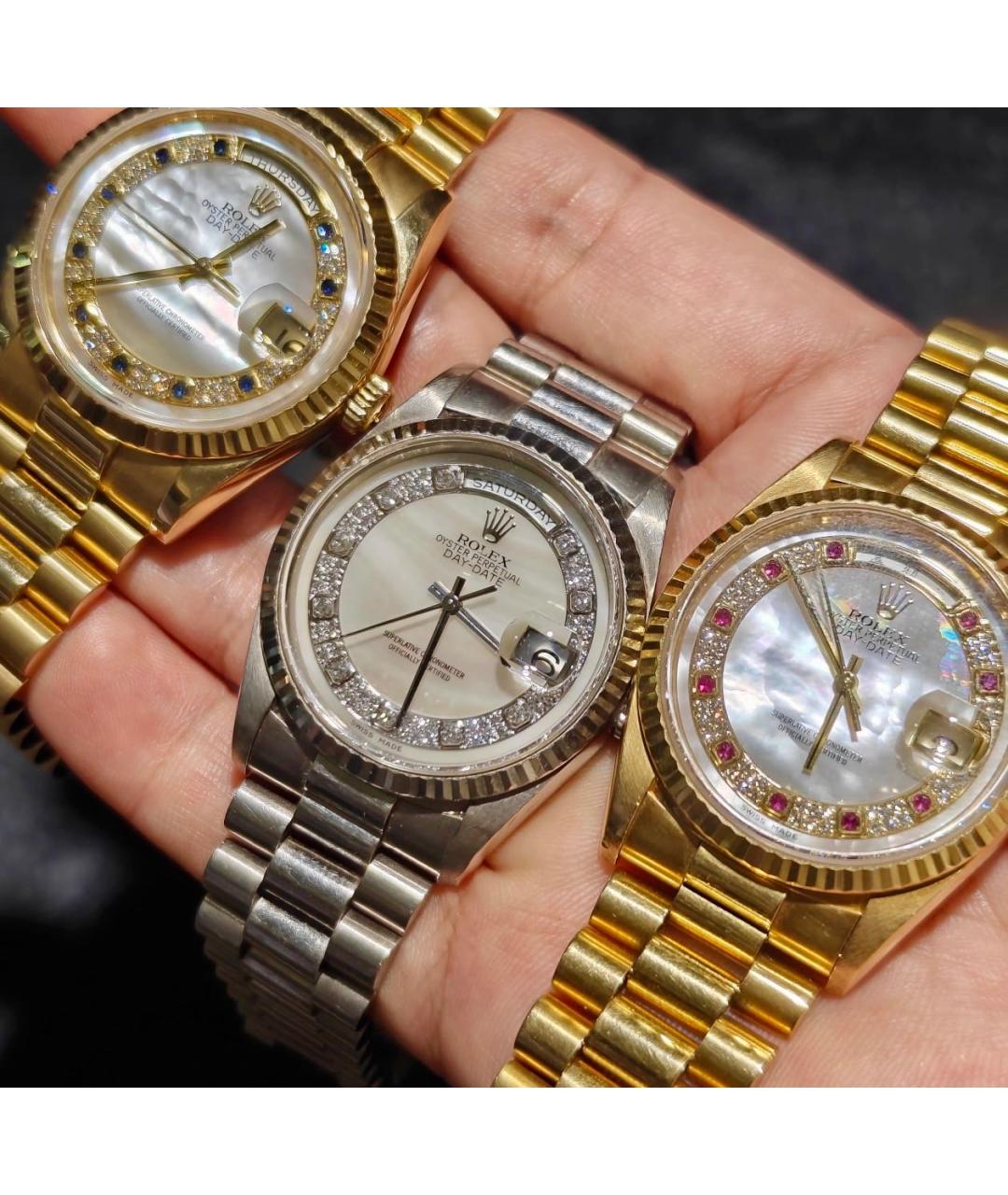 ROLEX Золотые часы из желтого золота, фото 7