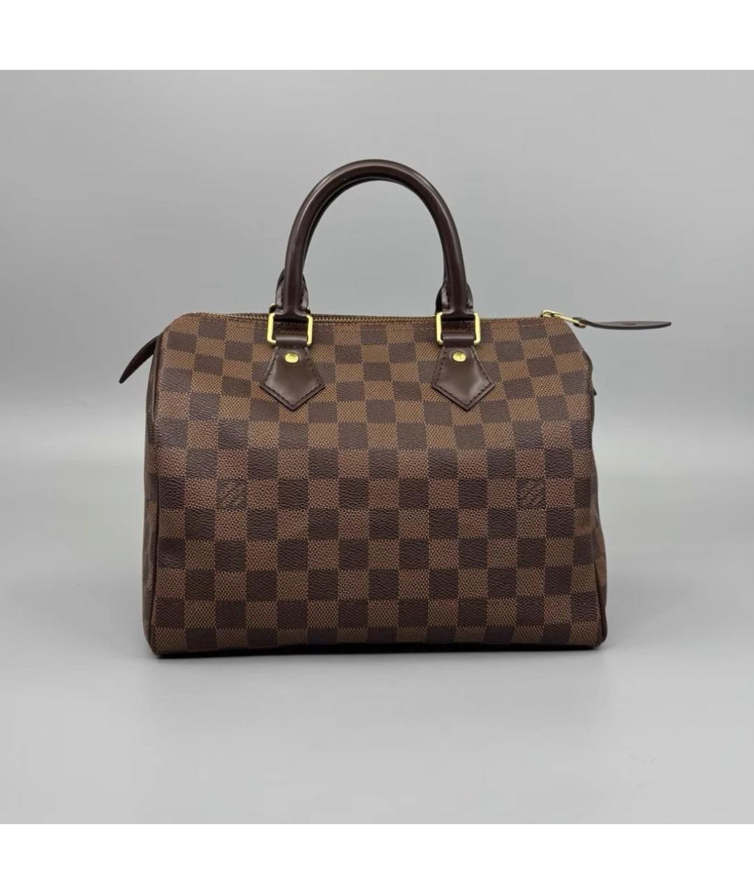 LOUIS VUITTON Коричневая сумка с короткими ручками, фото 7