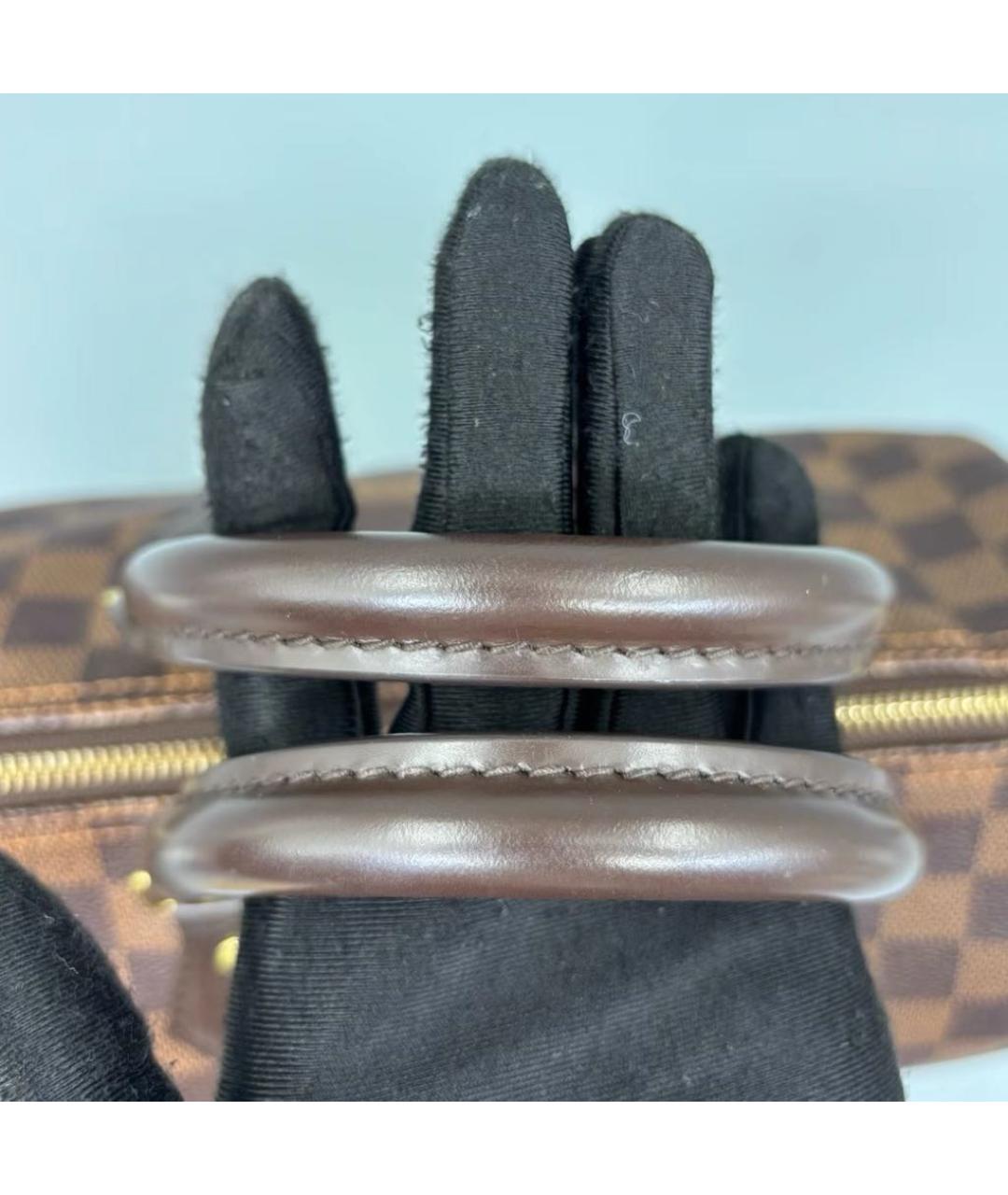LOUIS VUITTON Коричневая сумка с короткими ручками, фото 5