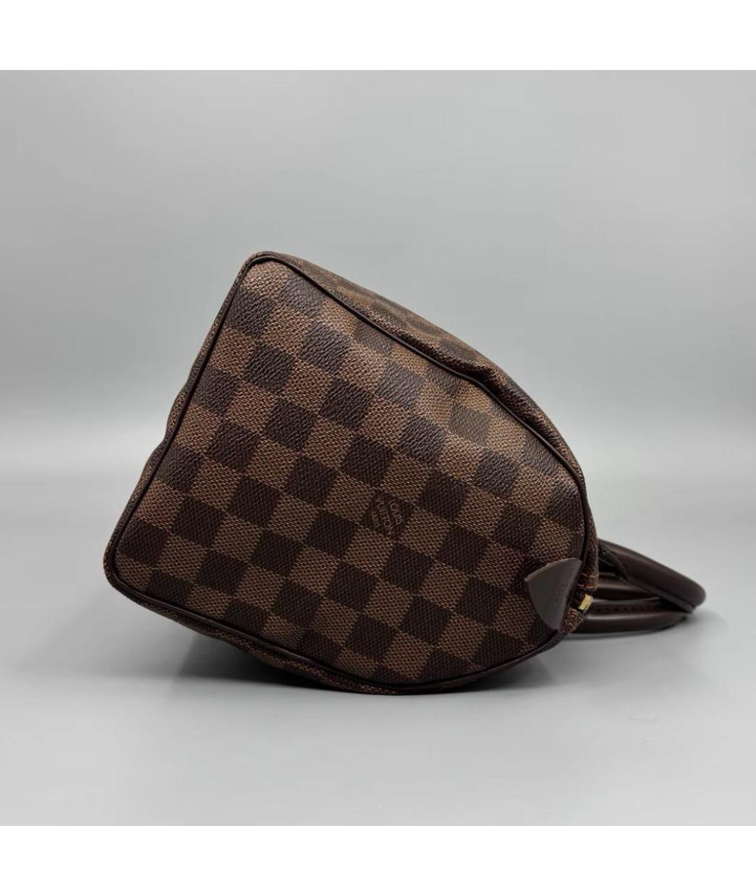 LOUIS VUITTON Коричневая сумка с короткими ручками, фото 4