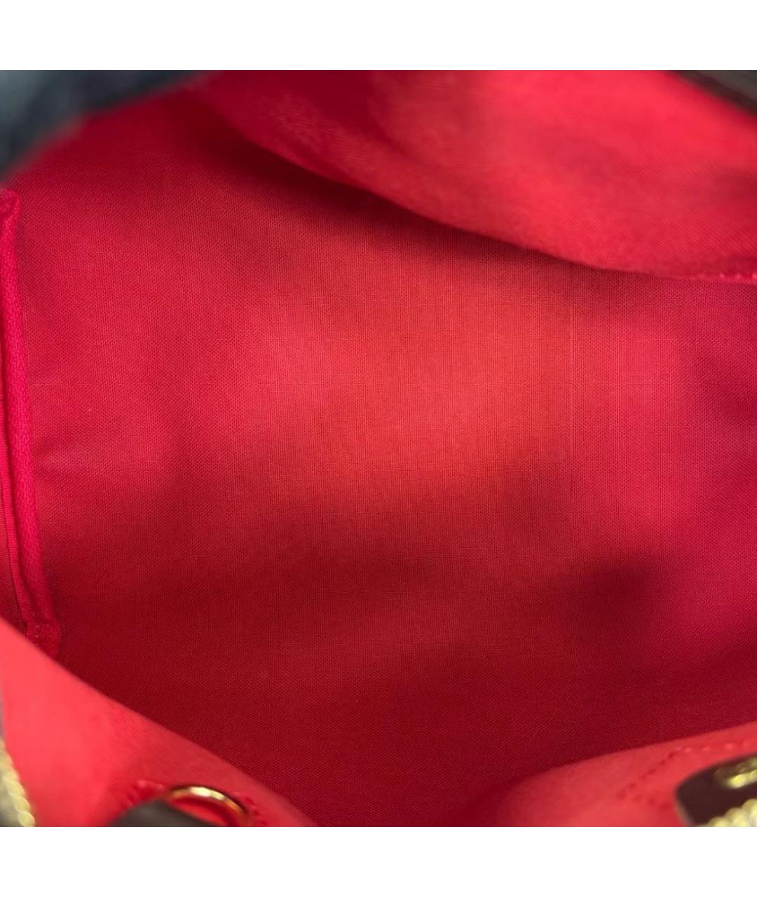 LOUIS VUITTON Коричневая сумка с короткими ручками, фото 6
