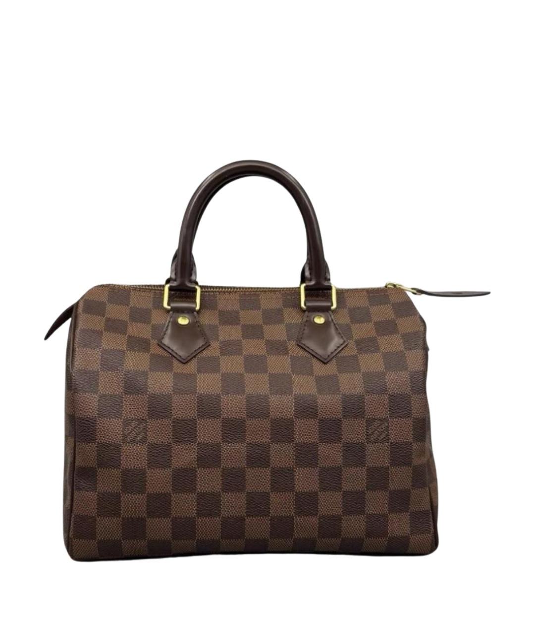 LOUIS VUITTON Коричневая сумка с короткими ручками, фото 1