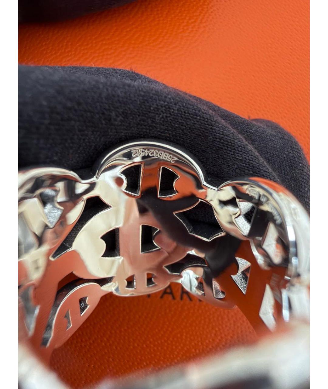 HERMES Серебряное серебряное кольцо, фото 6