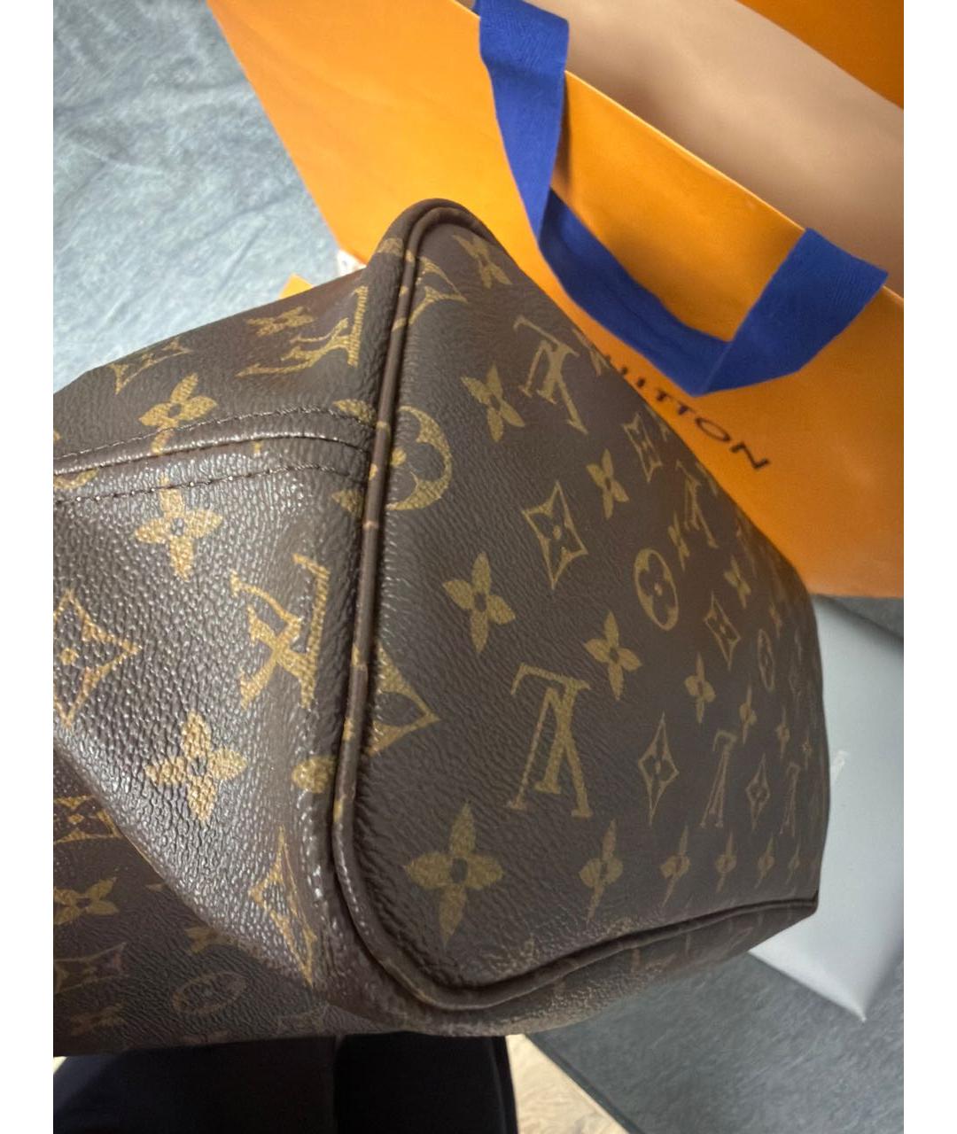 LOUIS VUITTON Коричневая сумка тоут, фото 3