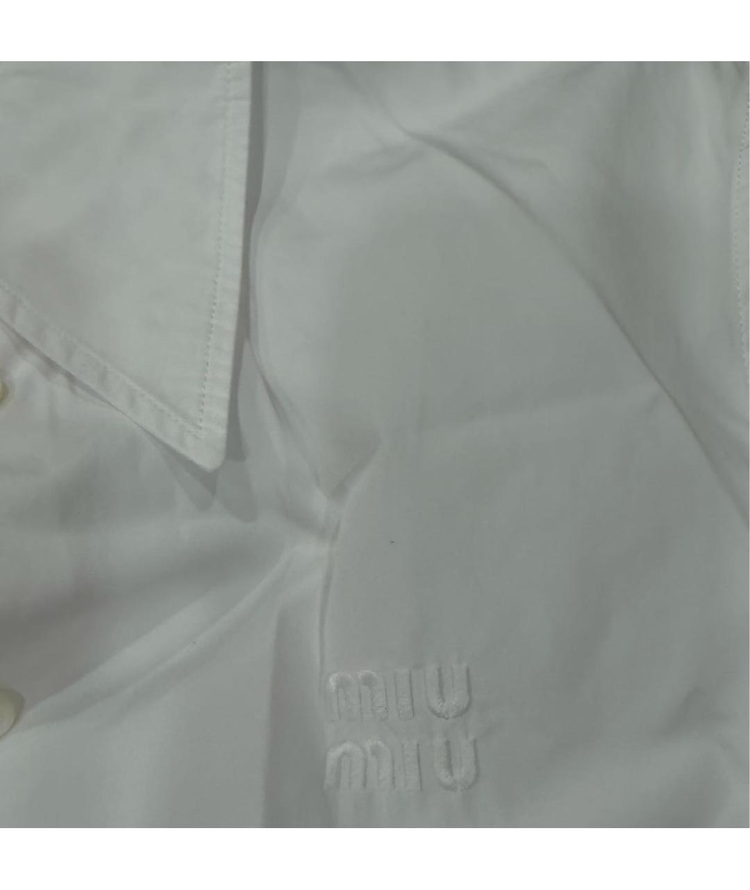 MIU MIU Белая рубашка, фото 2