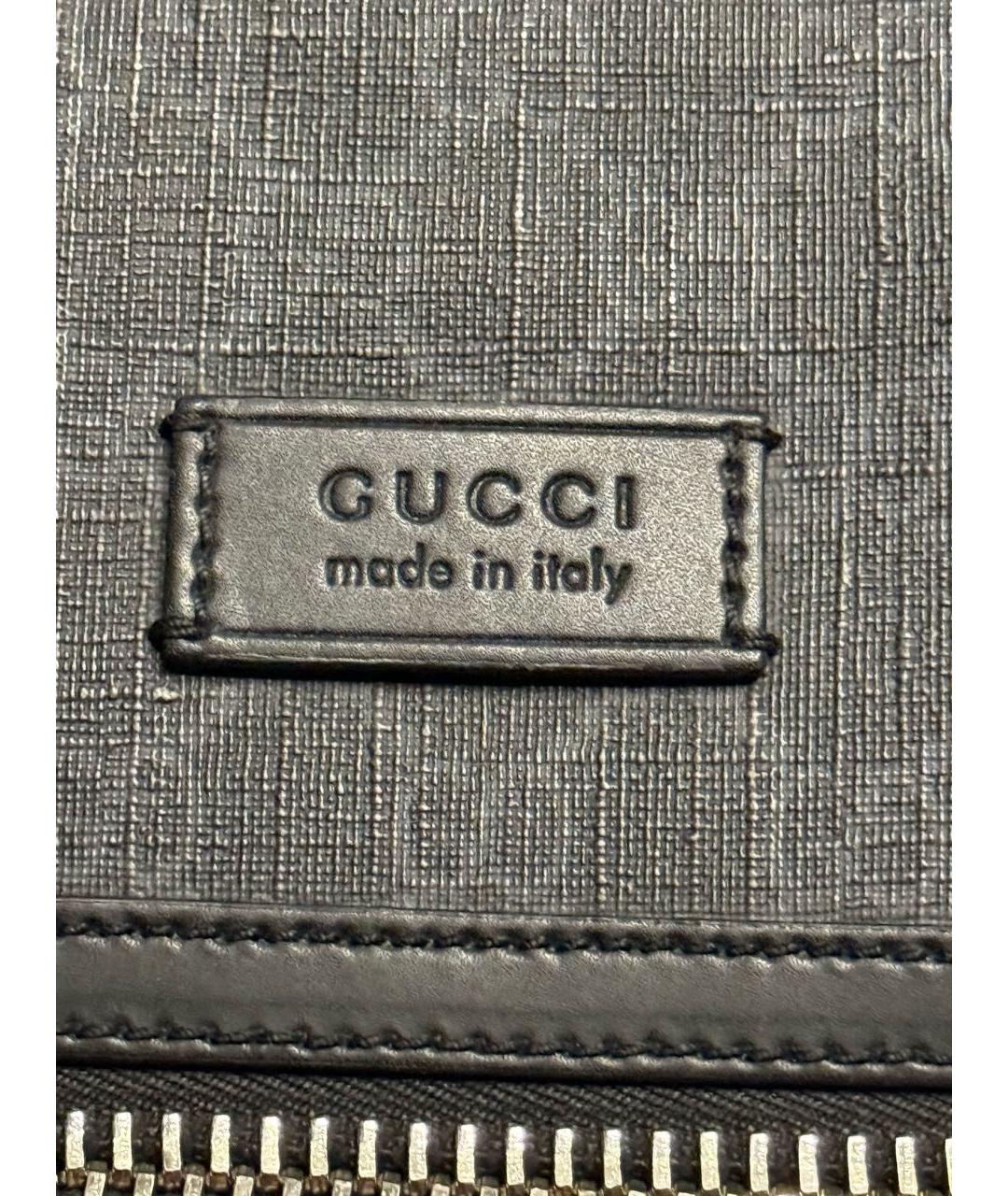 GUCCI Черная барсетка, фото 3
