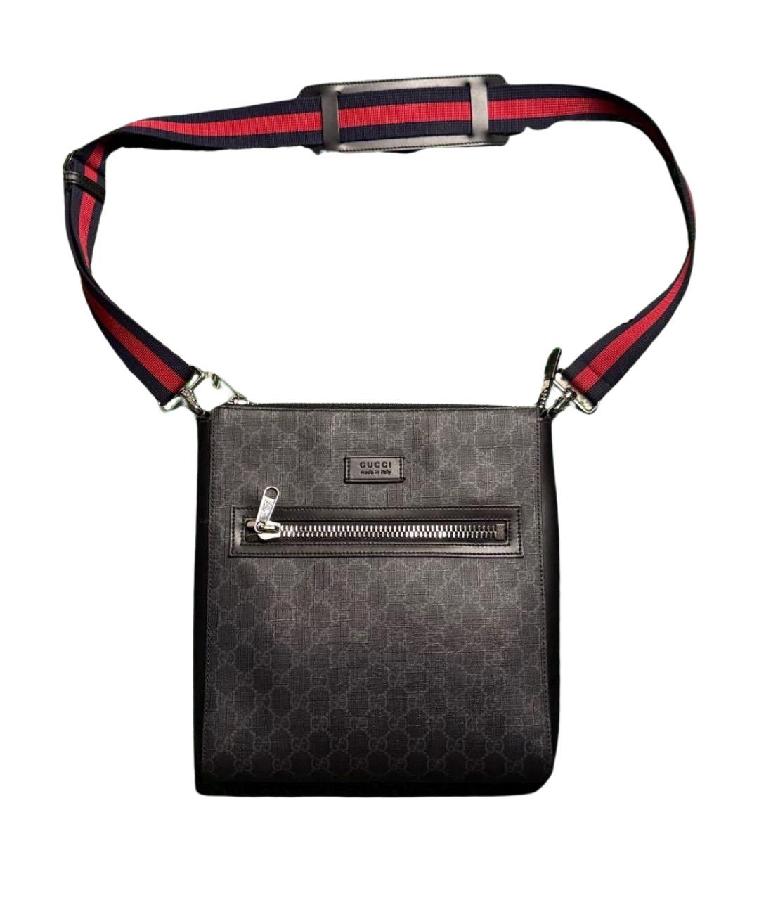 GUCCI Черная барсетка, фото 1