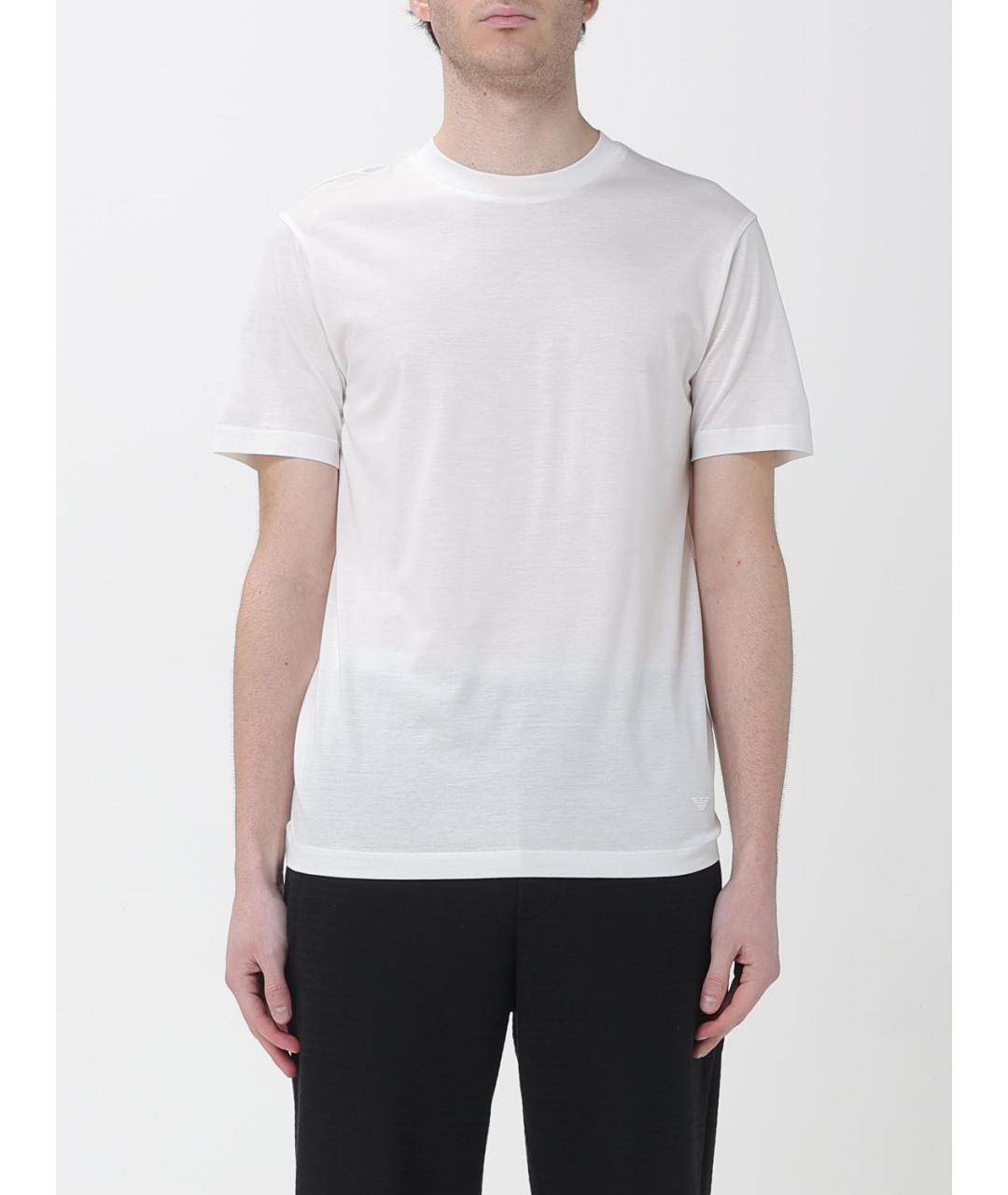 EMPORIO ARMANI Хлопковая футболка, фото 4