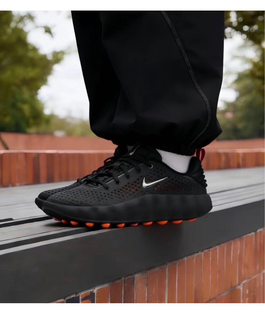 NIKE Черные низкие кроссовки / кеды, фото 4