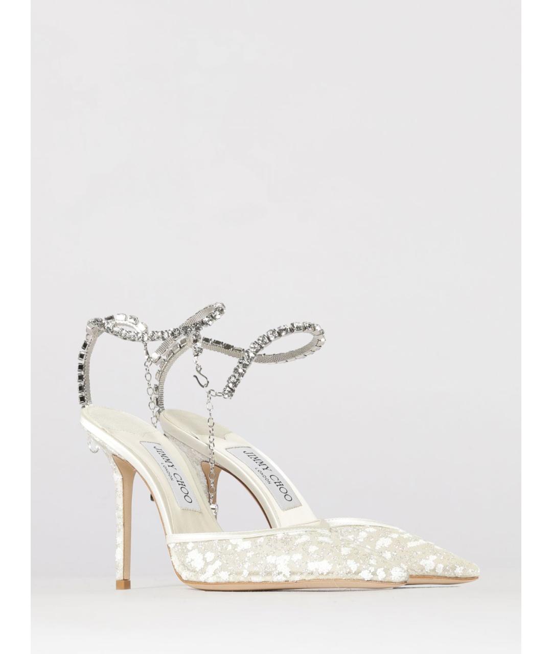 JIMMY CHOO Серебряные туфли, фото 2