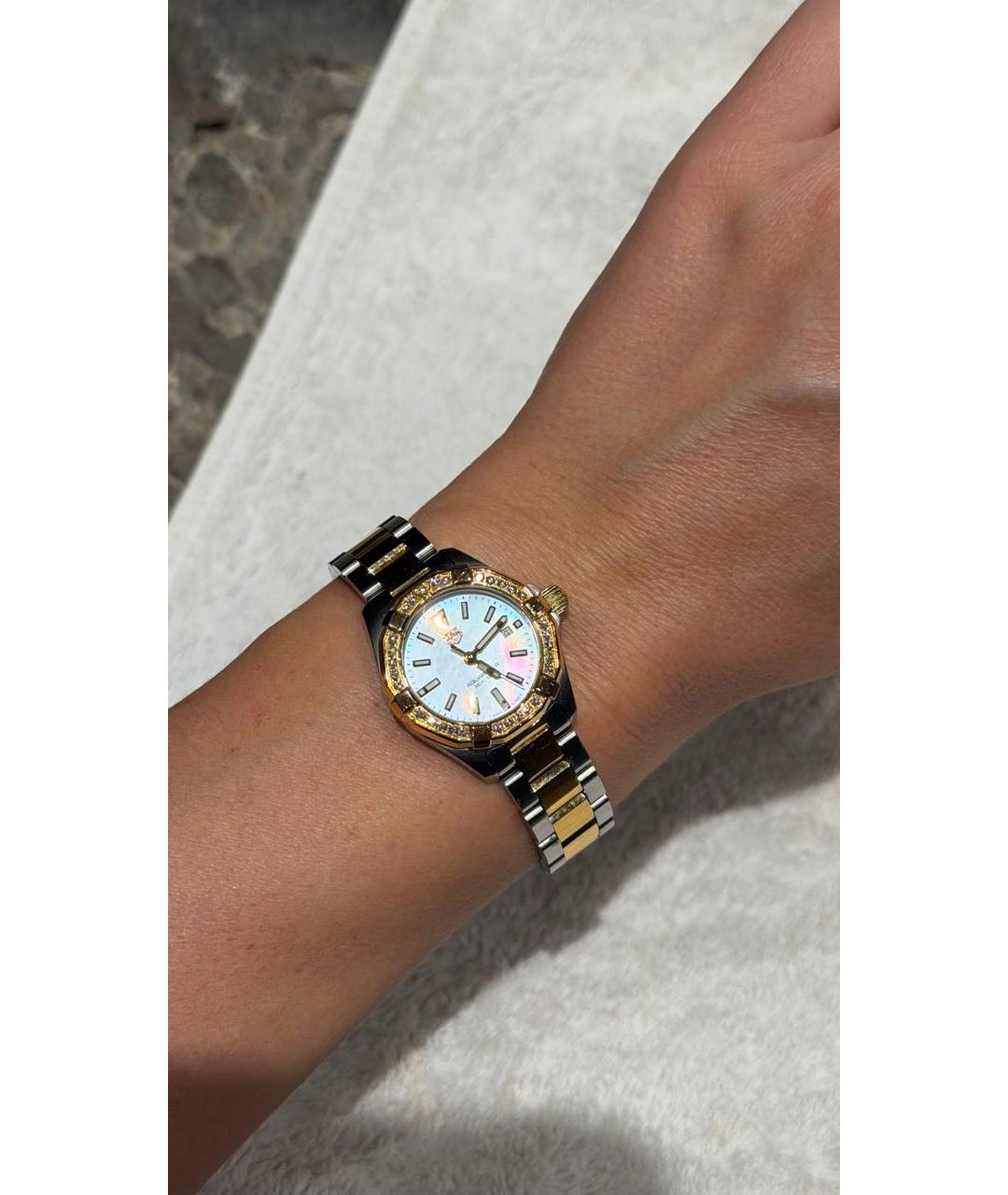 TAG HEUER Золотые часы из желтого золота, фото 4
