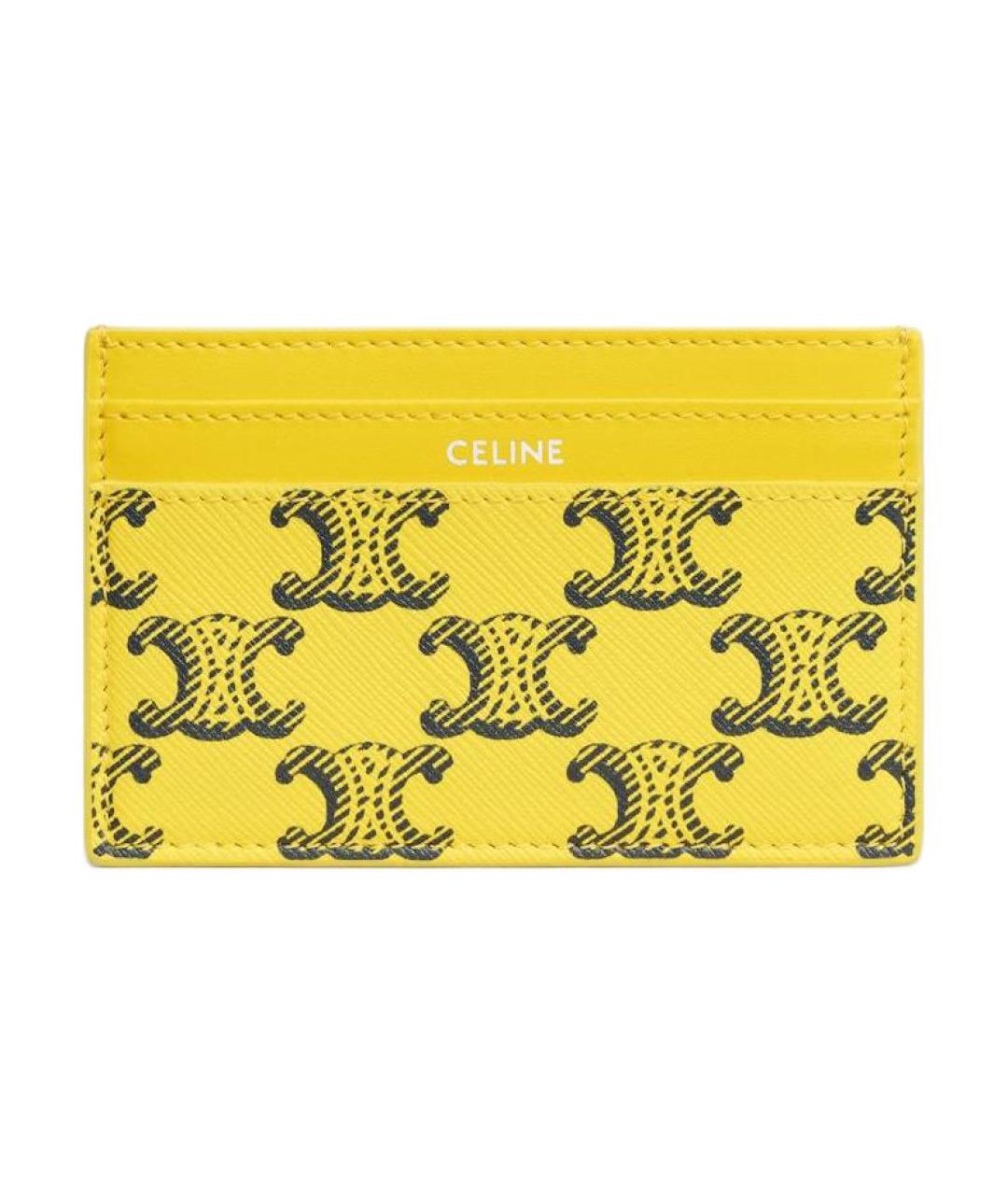 CELINE Желтый кардхолдер, фото 1