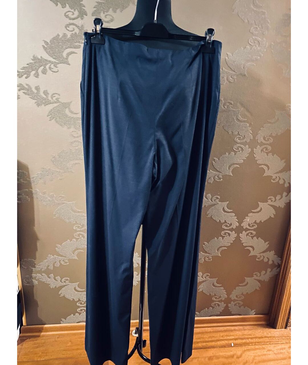 ESCADA Синие вискозные прямые брюки, фото 2