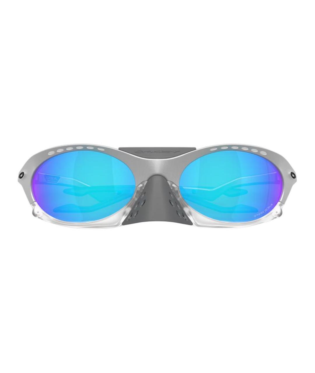 OAKLEY Серебряные пластиковые солнцезащитные очки, фото 2