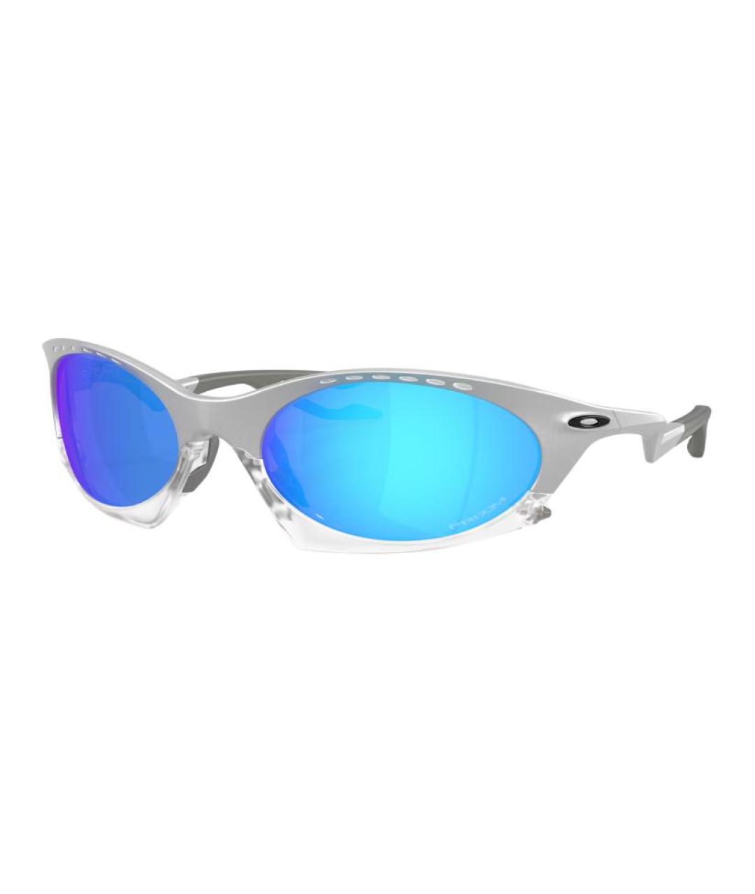 OAKLEY Серебряные пластиковые солнцезащитные очки, фото 3
