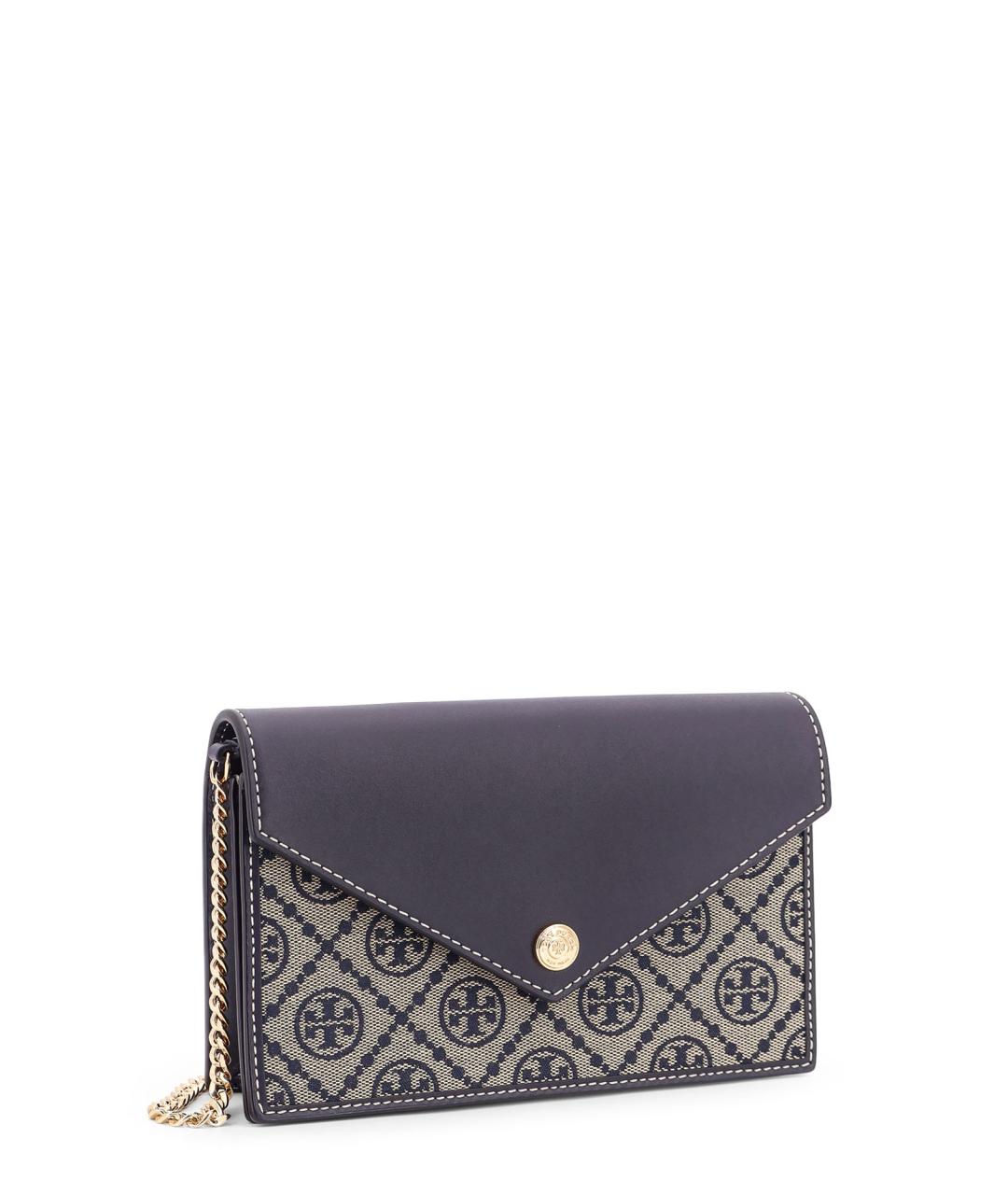 TORY BURCH Фиолетовый полиуретановый кошелек, фото 3