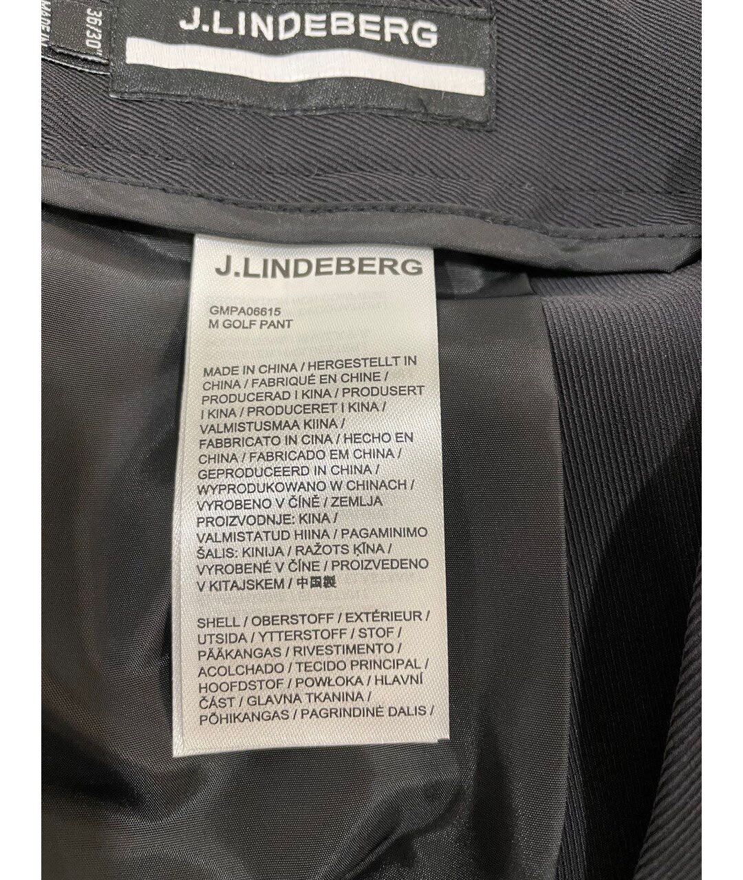 J.LINDEBERG Черные полиэстеровые повседневные брюки, фото 5