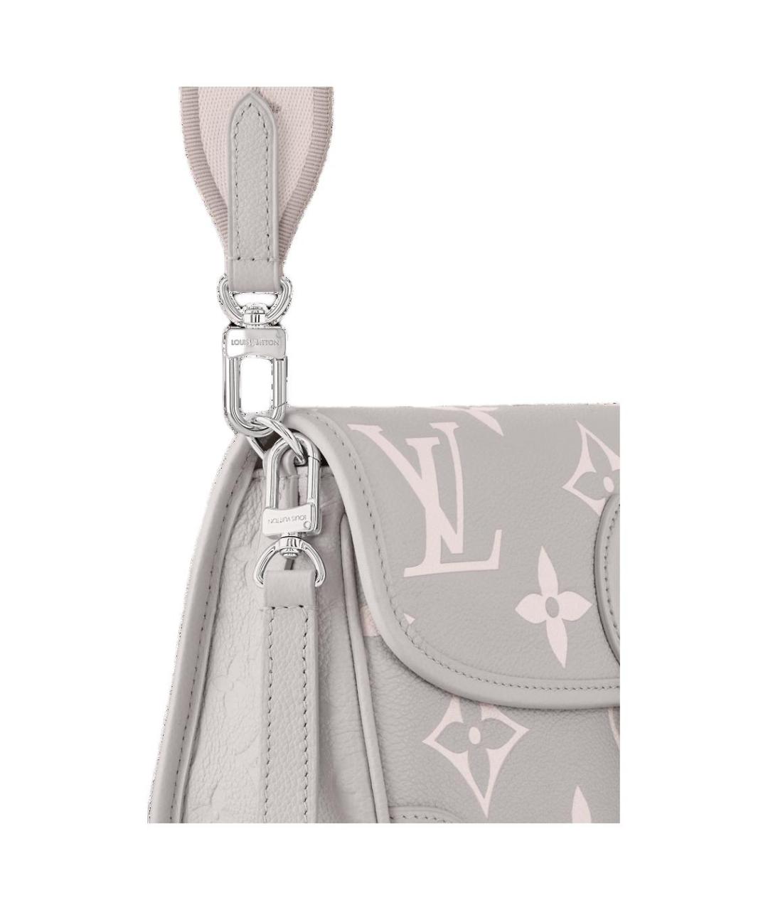 LOUIS VUITTON Серая сумка через плечо, фото 5