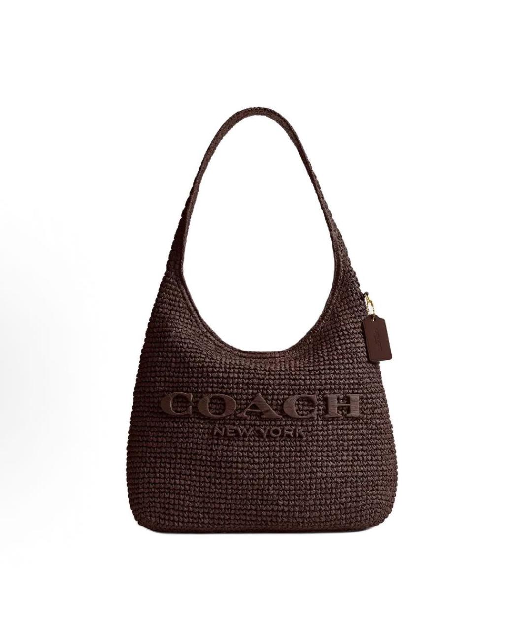 COACH Коричневая сумка тоут, фото 9