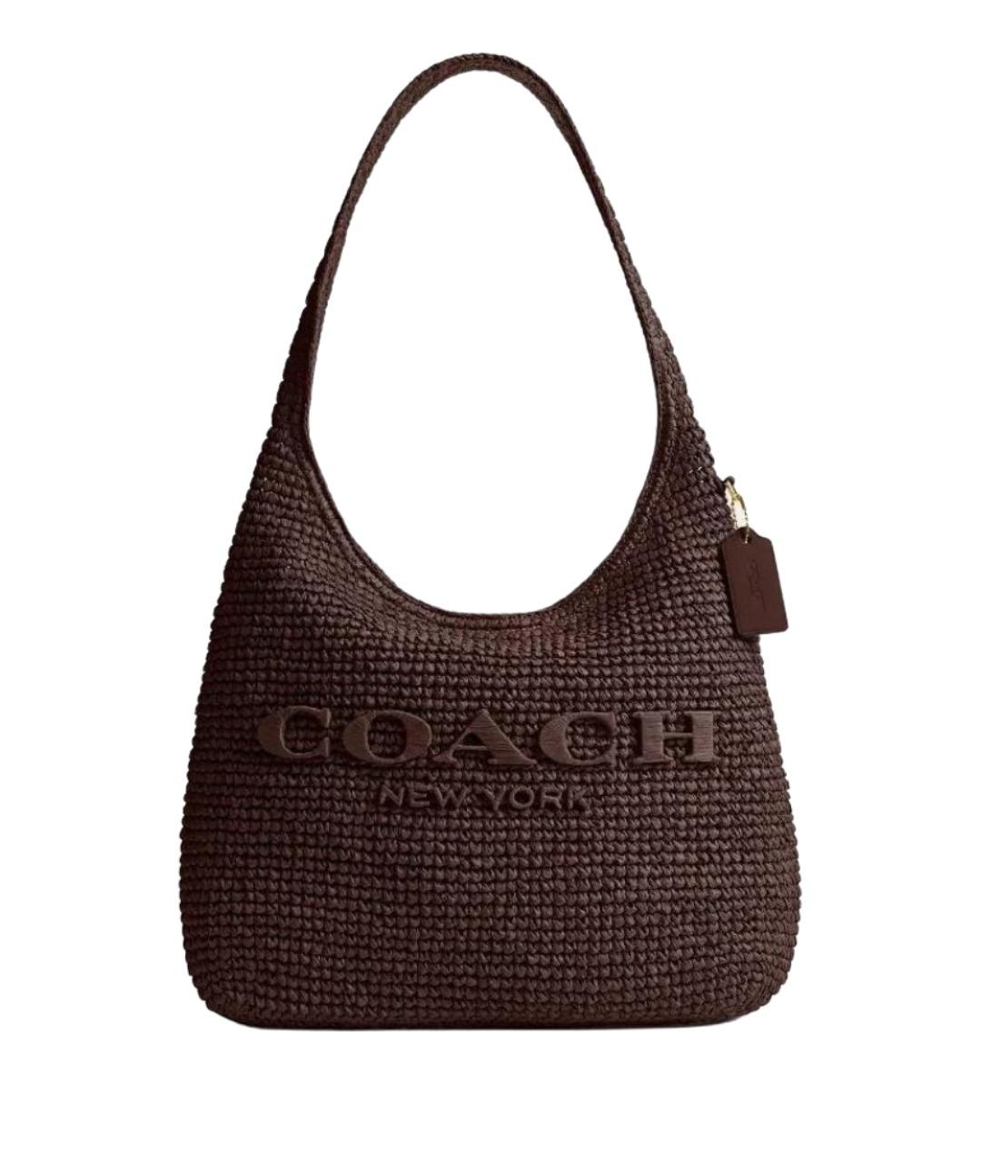 COACH Коричневая сумка тоут, фото 1