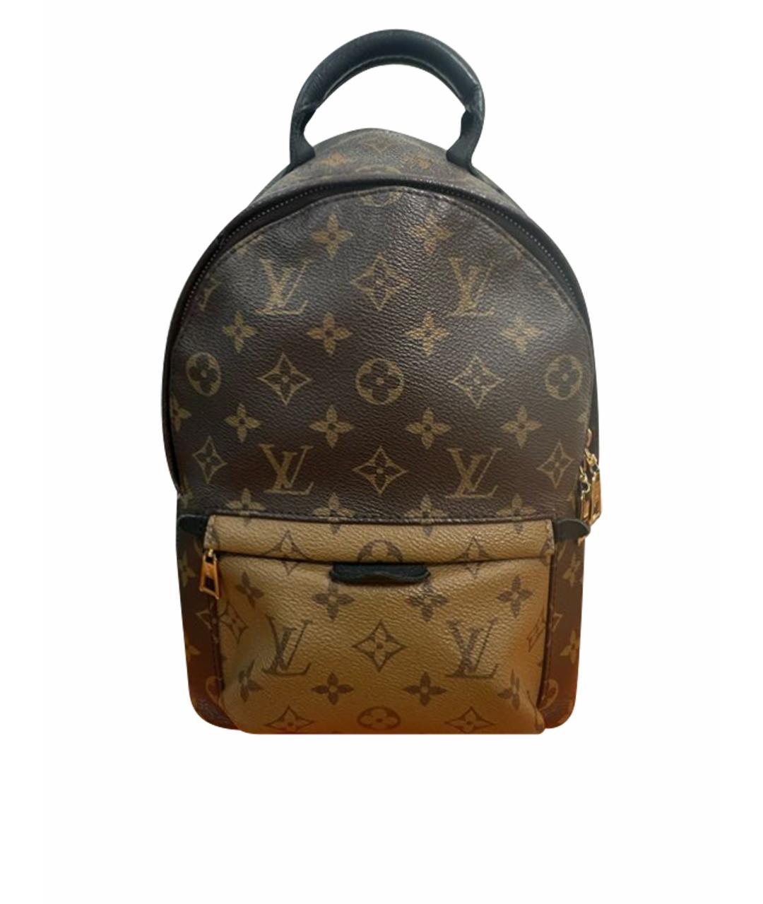 LOUIS VUITTON Коричневый рюкзак из искусственной кожи, фото 1