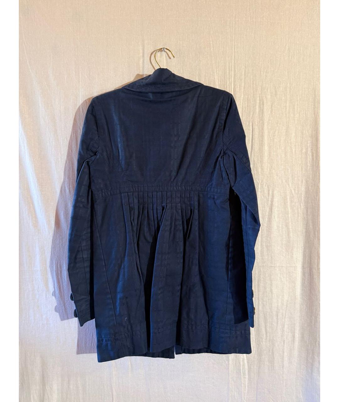 JUICY COUTURE Синее хлопковое пальто, фото 2